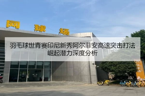 羽毛球世青赛印尼新秀阿尔菲安高速突击打法崛起潜力深度分析